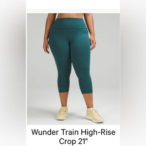 Lululemon wunder train legging